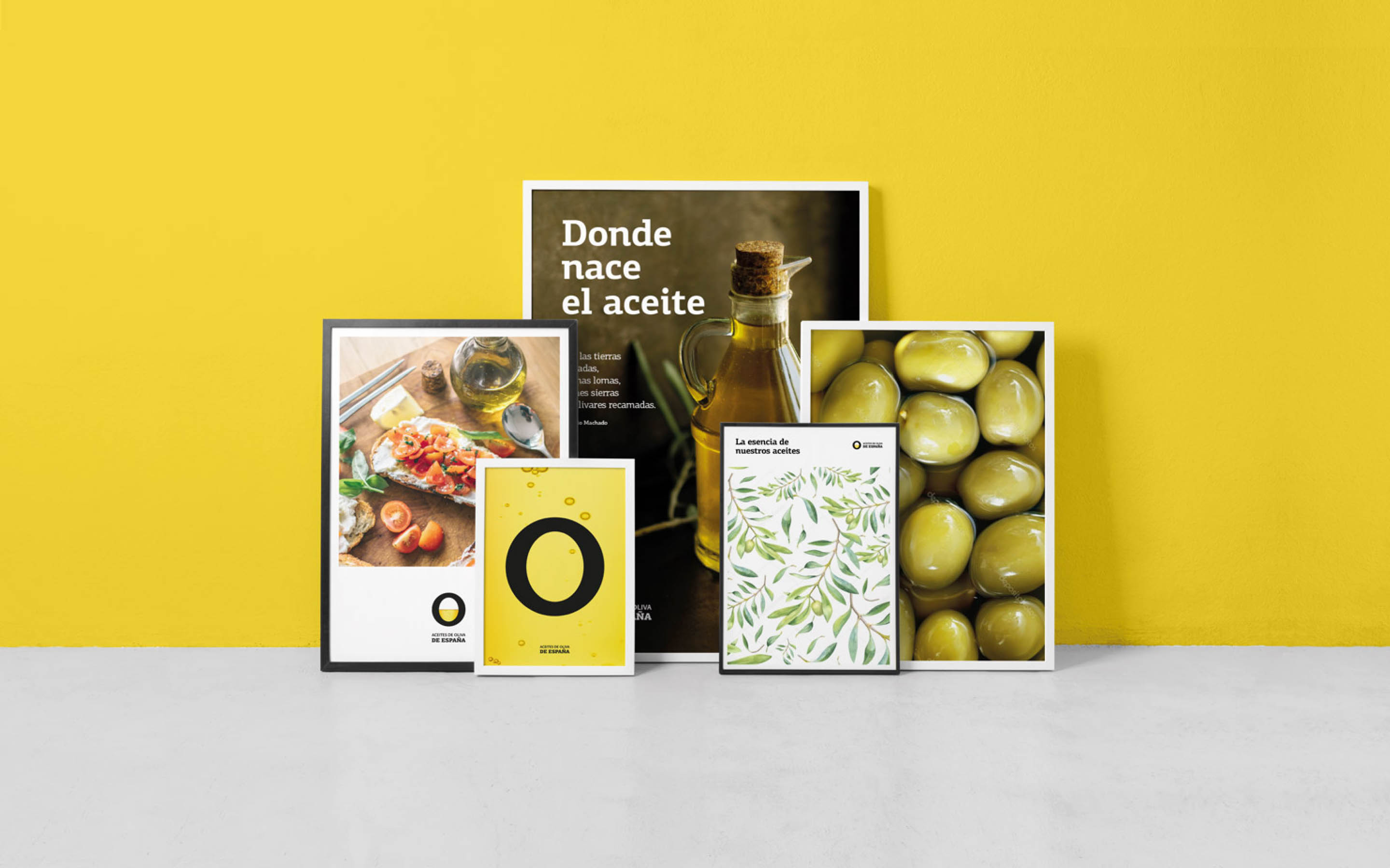 Aceites de Oliva de España es un organismo interprofesional sin ánimo de lucro que actúa como prescriptor del aceite de oliva español y que, para conseguir relevancia internacional necesitaba de una marca capaz de representar la esencia de toda una gastronomía.
