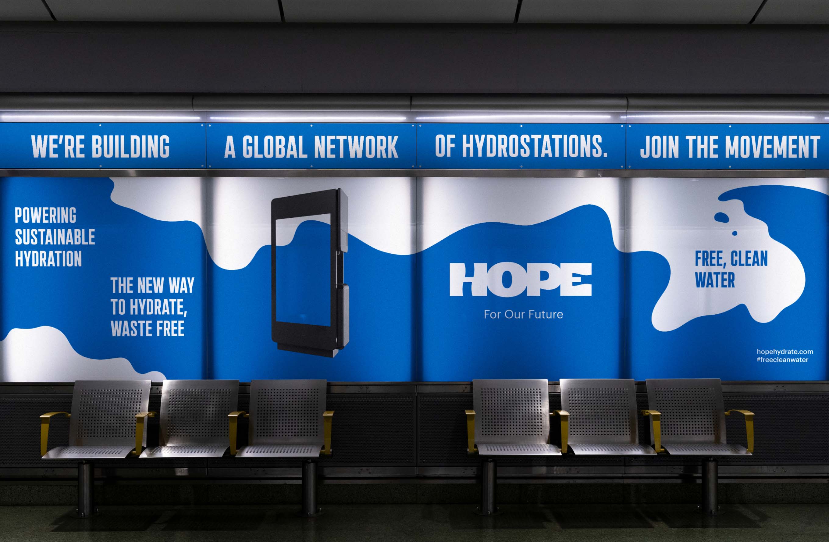 HOPE Hydration is a start-up born within the Tech for Change movement, which seeks to develop innovative technologies capable of transforming the world into a more responsible and sustainable place. HOPE Hydration was born from the desire to make drinking water accessible to everyone and to reduce the environmental impact of plastic bottles.